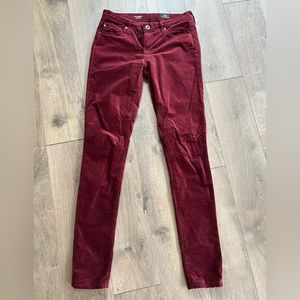 AG Jeans The Legging Super Skinny Velvet Jeans